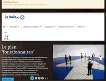 Tablet Screenshot of la-voix.org